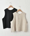HEAVENLY｜Linen 2way Vest [[2548032]][C]