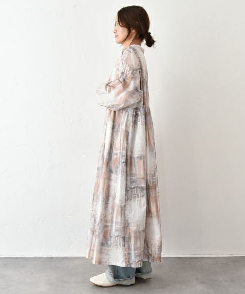 ichi｜インクジェットプリント2WAYワンピース [[250402]][C]