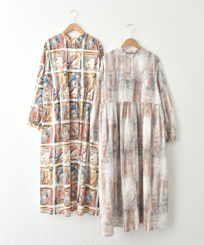  ichi｜インクジェットプリント2WAYワンピース [[250402]][C]