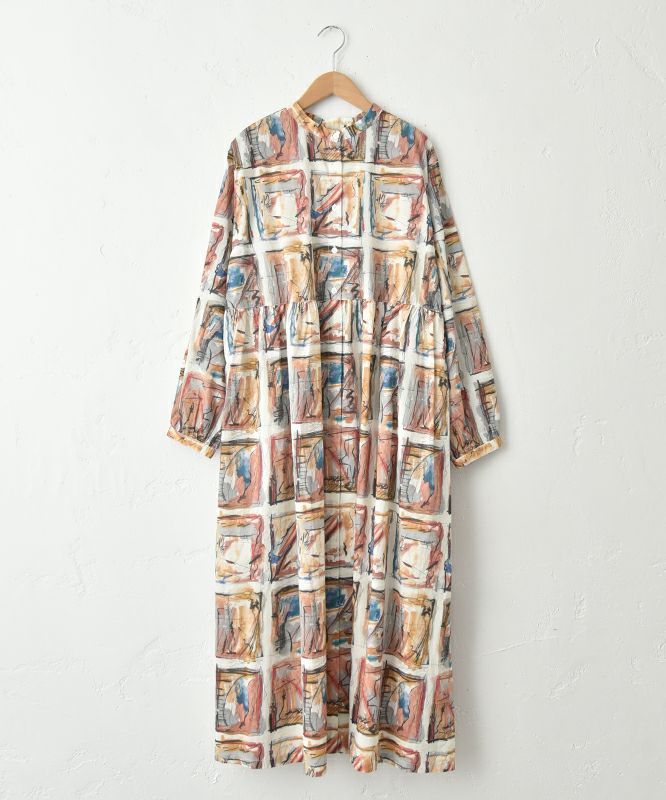  ichi｜インクジェットプリント2WAYワンピース [[250402]][C]