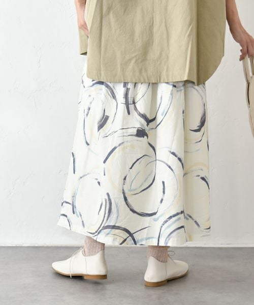  ichi｜インクジェットプリントスカート [[250403]][C]