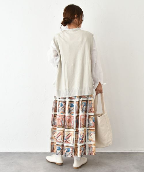  ichi｜インクジェットプリントスカート [[250403]][C]