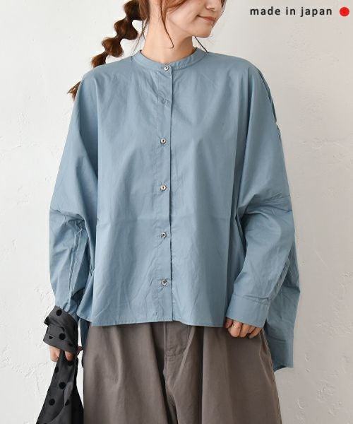 No18｜バックギャザーワイドシャツ [[20524]][C]