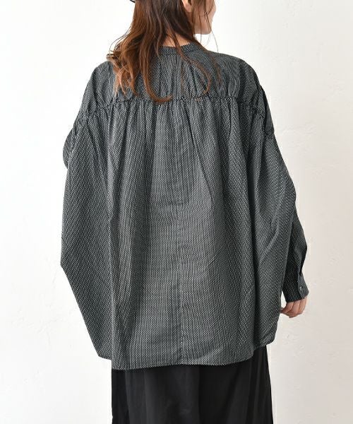 No18｜バックギャザーワイドシャツ [[50524]][C]