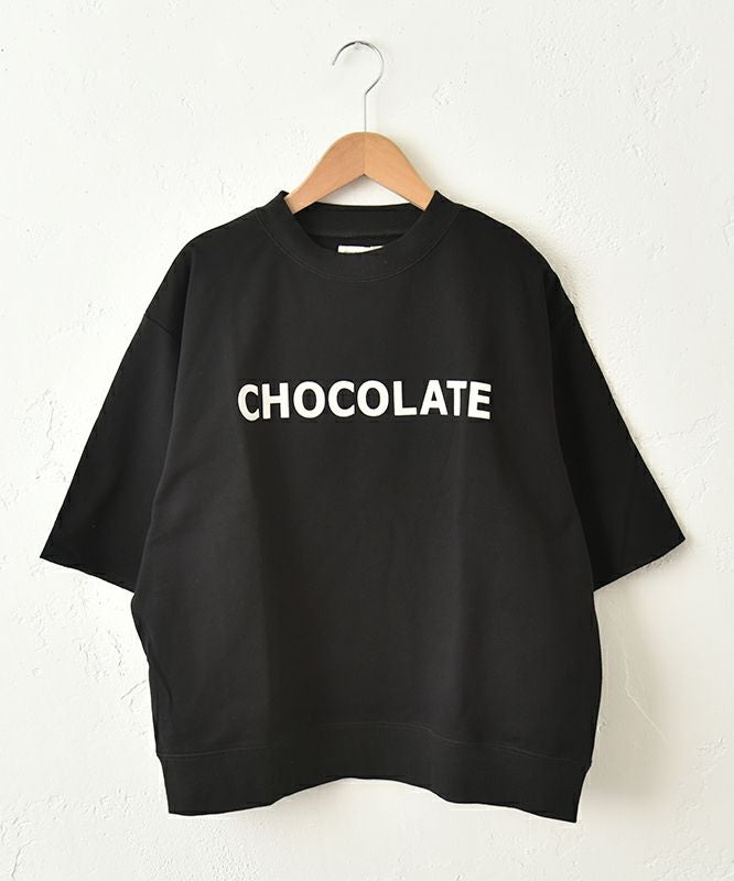  Gives a sense of fullment｜6分袖プリントスウェット [[853315]][C]