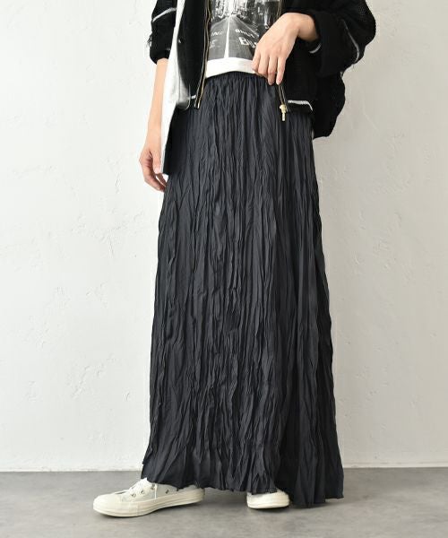 HUMS｜クリンクルスカート [[C-5046]][C]