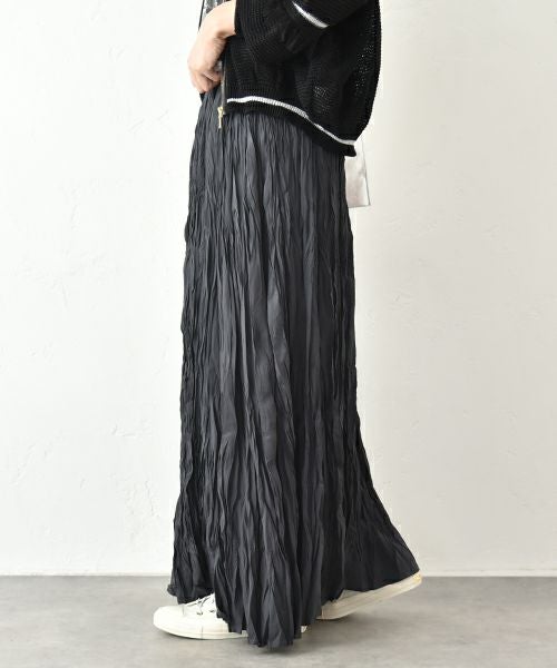 HUMS｜クリンクルスカート [[C-5046]][C]