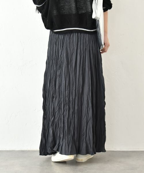 HUMS｜クリンクルスカート [[C-5046]][C]