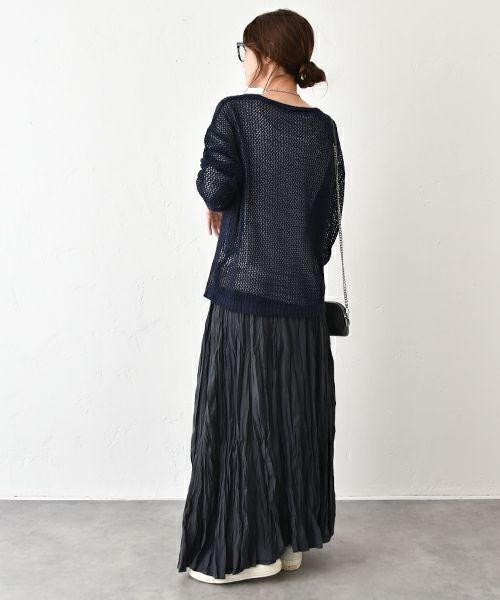 HUMS｜クリンクルスカート [[C-5046]][C]