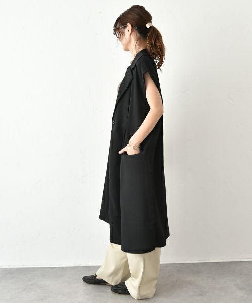 HUMS｜ロングベスト [[400352]][C]