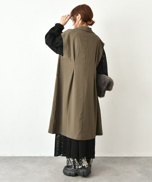 HUMS｜ロングベスト [[400352]][C]