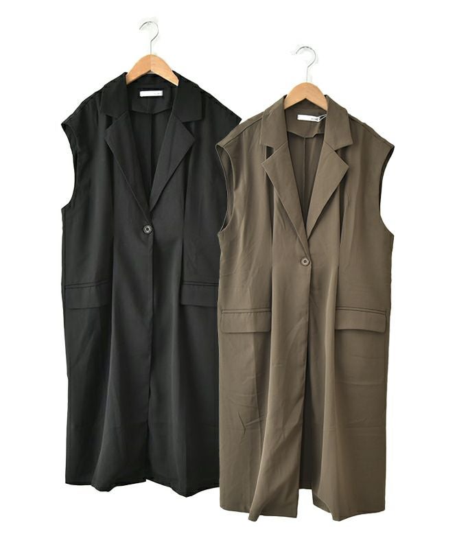 HUMS｜ロングベスト [[400352]][C]