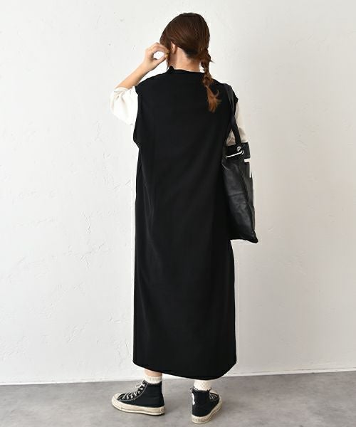 her.｜かのこ素材Vネックワンピース [[131306H]][C]
