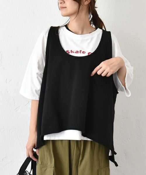 IN THE MARKET｜ポケット付きカットベスト [[C-2419]][C]