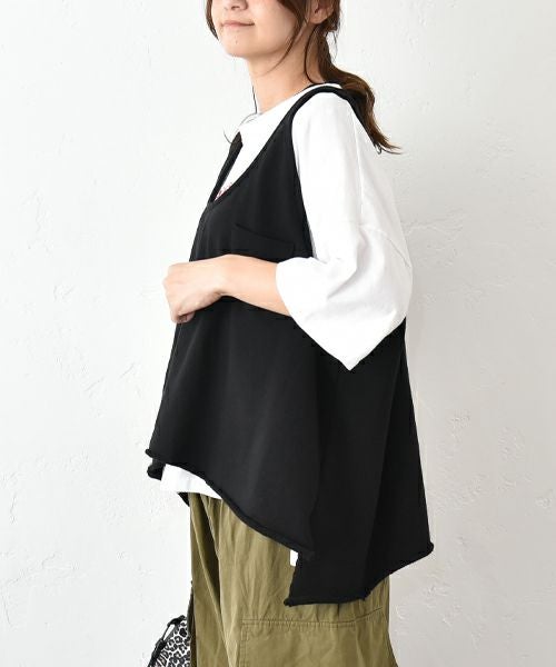 IN THE MARKET｜ポケット付きカットベスト [[C-2419]][C]