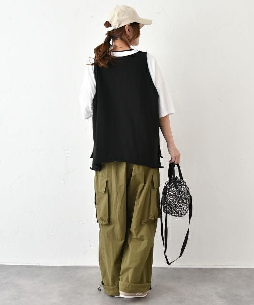 IN THE MARKET｜ポケット付きカットベスト [[C-2419]][C]