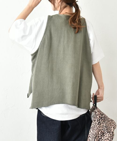 IN THE MARKET｜ポケット付きカットベスト [[C-2419]][C]