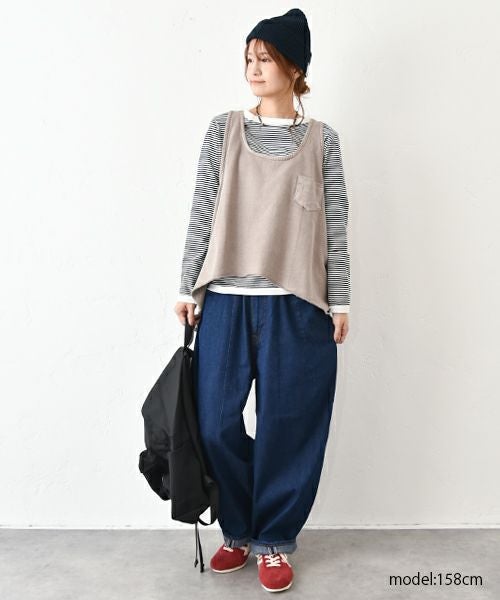 IN THE MARKET｜ポケット付きカットベスト [[C-2419]][C]