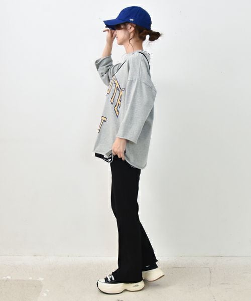 IN THE MARKET｜オーバーロゴカットソー [[C-2418]][C]