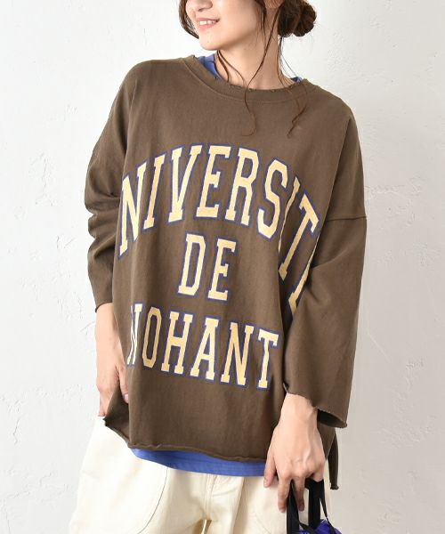 IN THE MARKET｜オーバーロゴカットソー [[C-2418]][C]