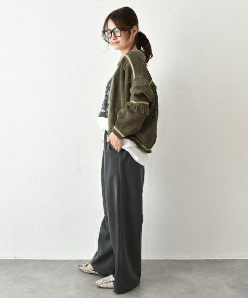 HUMS｜イージーワイドパンツ [[HUM-067]][C]