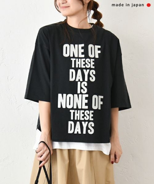 her.｜ヘムラウンドプリントTシャツ [[MA-512002]][C]