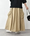 her.｜マチポケット リブフレアースカート [[MA-519003]][C]