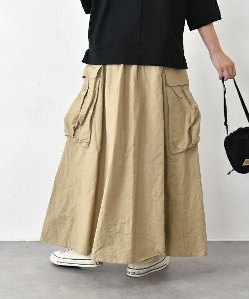 her.｜マチポケット リブフレアースカート [[MA-519003]][C]