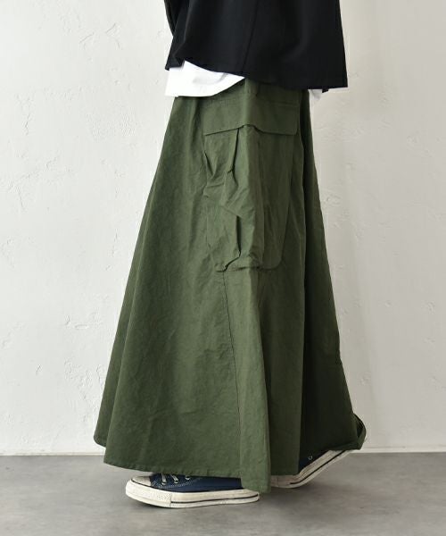 her.｜マチポケット リブフレアースカート [[MA-519003]][C]