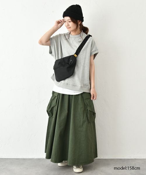 her.｜マチポケット リブフレアースカート [[MA-519003]][C]