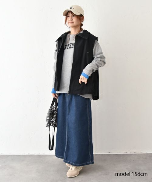 and quarter｜ダブルジップベスト [[CE2VE240302B]][C]