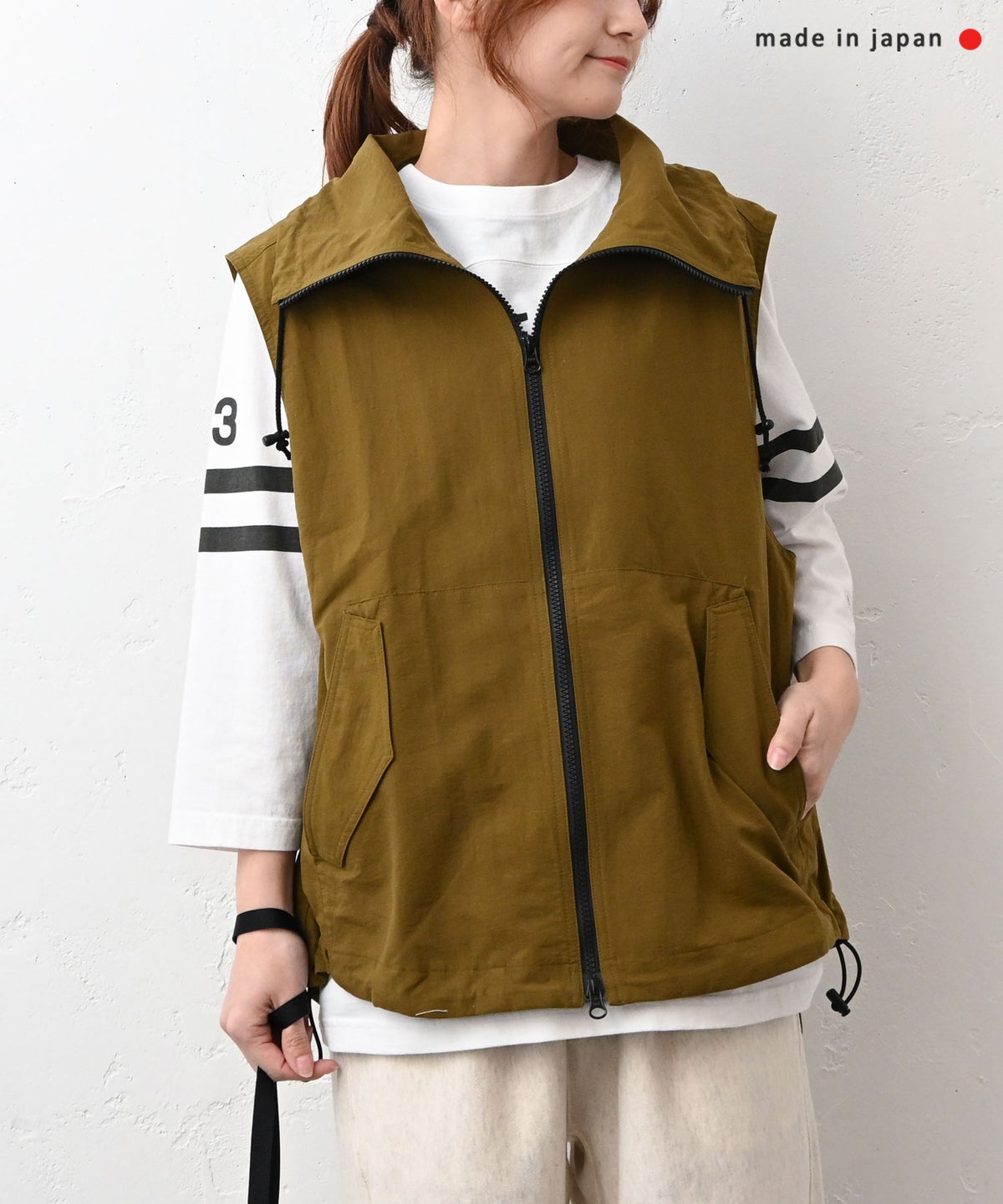 and quarter｜ダブルジップベスト [[CE2VE240302B]][C]