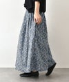 No18｜フラワープリントギャザースカート [[40525]][C]