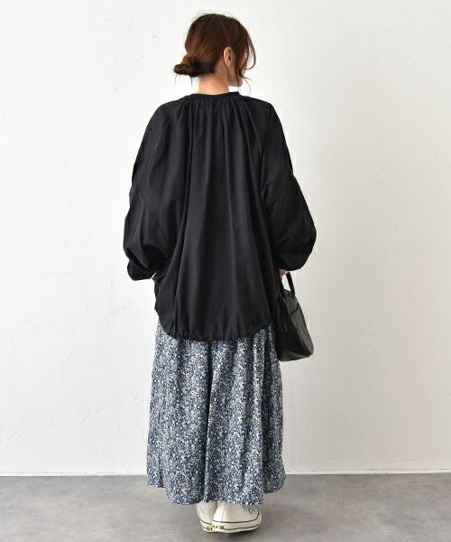 No18｜フラワープリントギャザースカート [[40525]][C]