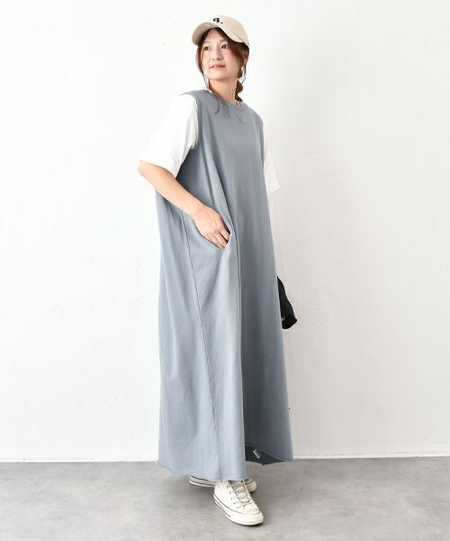 RNA｜ヴィンテージミニ裏毛タックデザインワンピース [[D1681]][C]