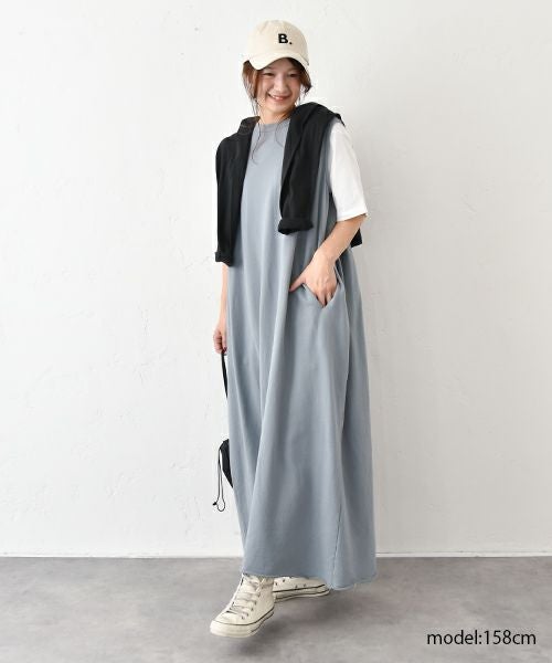 RNA｜ヴィンテージミニ裏毛タックデザインワンピース [[D1681]][C]