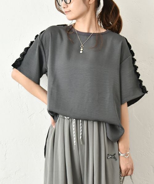 TRANOI.｜ショルダーフリルプルオーバー [[223J278]][C] | ma28 ONLINE