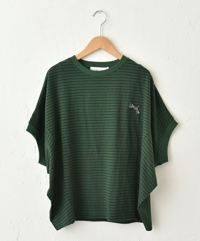  TRANOI.｜TORAボーダーコクーンカットソー [[223J284]][C]