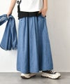 IN THE MARKET｜デニムイージースカート [[IN-097]][C]
