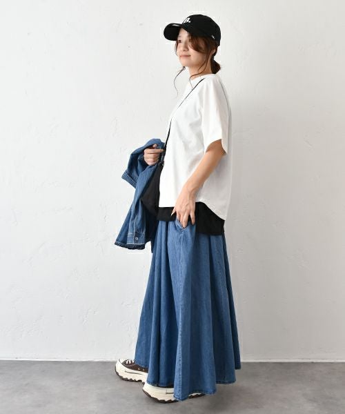 IN THE MARKET｜デニムイージースカート [[IN-097]][C]
