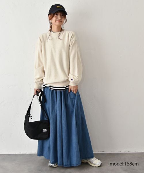 IN THE MARKET｜デニムイージースカート [[IN-097]][C]