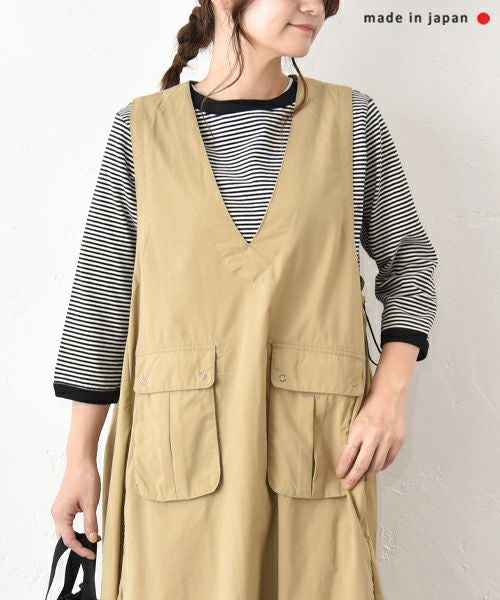 and quarter｜7分袖ボーダーカットソー [[MA-053]][C]