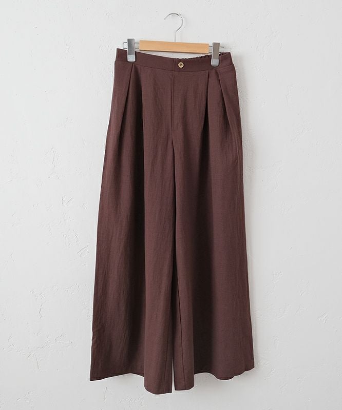 HUMS｜タックワイドパンツ [[CE4PT250807]][C]