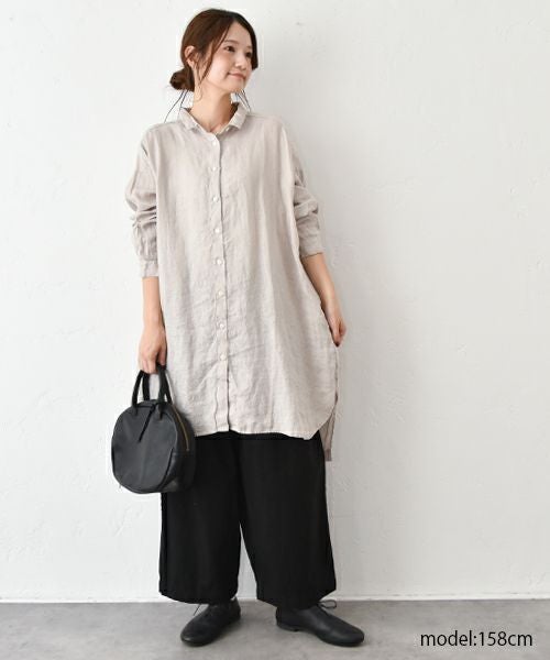 SUN VALLEY｜リネン平織チュニック [[SKT008003]][C]