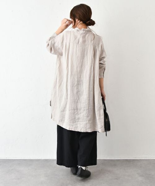 SUN VALLEY｜リネン平織チュニック [[SKT008003]][C]