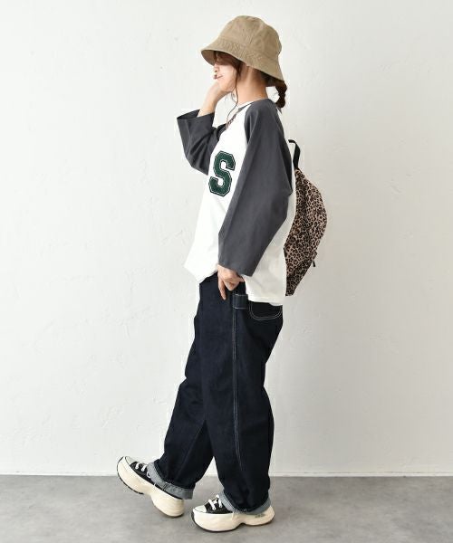 IN THE MARKET｜ワッペン付き7分袖ロンT [[C-2421]][C]