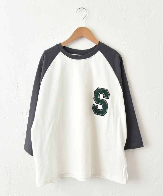 IN THE MARKET｜ワッペン付き7分袖ロンT [[C-2421]][C]