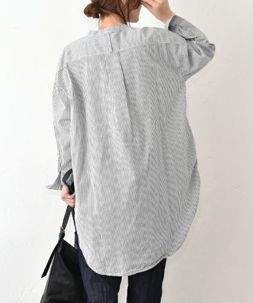 hagumu｜オックスシャツチュニック [[08085]][C]