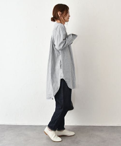 hagumu｜オックスシャツチュニック [[08085]][C]