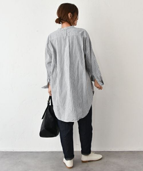 hagumu｜オックスシャツチュニック [[08085]][C]